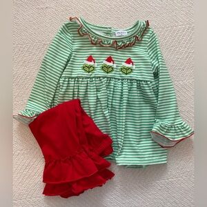 Grinch trio pant set
